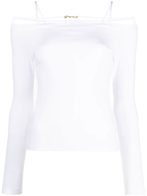 Sierra off-shoulder cotton T-shirt, Jacquemus Sierra off-shoulder cotton T-shirt
Sierra off-shoulder cotton T-shirt, Jacquemus Sierra off-shoulder cotton T-shirt
