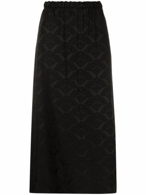 Elasticated-waist jacquard midi skirt, GANNI Elasticated-waist jacquard midi skirt
Elasticated-waist jacquard midi skirt, GANNI Elasticated-waist jacquard midi skirt