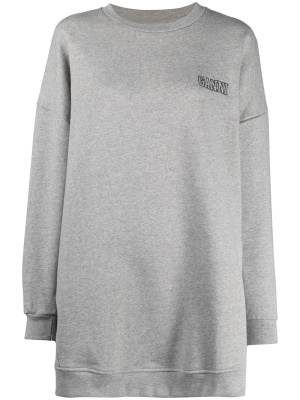 Logo-embroidered oversize sweatshirt, GANNI Logo-embroidered oversize sweatshirt
Logo-embroidered oversize sweatshirt, GANNI Logo-embroidered oversize sweatshirt