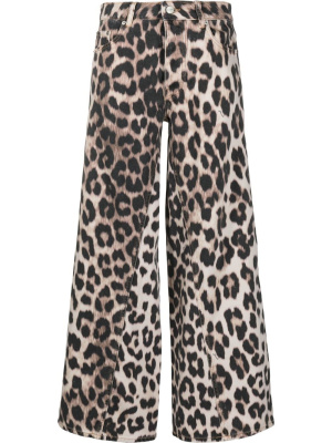 Leopard-print organic cotton trousers, GANNI Leopard-print organic cotton trousers
Leopard-print organic cotton trousers, GANNI Leopard-print organic cotton trousers