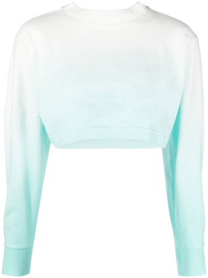 Gradient Cropped long-sleeve T-shirt, Palm Angels Gradient Cropped long-sleeve T-shirt
Gradient Cropped long-sleeve T-shirt, Palm Angels Gradient Cropped long-sleeve T-shirt