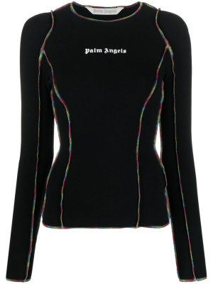 Rainbow Stitch long-sleeve ribbed T-shirt, Palm Angels Rainbow Stitch long-sleeve ribbed T-shirt
Rainbow Stitch long-sleeve ribbed T-shirt, Palm Angels Rainbow Stitch long-sleeve ribbed T-shirt