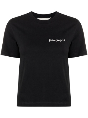 Chest logo-print detail T-shirt, Palm Angels Chest logo-print detail T-shirt
Chest logo-print detail T-shirt, Palm Angels Chest logo-print detail T-shirt