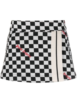 Damier logo-print stripe mini skirt, Palm Angels Damier logo-print stripe mini skirt
Damier logo-print stripe mini skirt, Palm Angels Damier logo-print stripe mini skirt