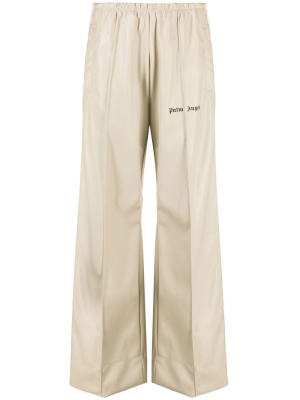Faux-leather wide-leg track pants, Palm Angels Faux-leather wide-leg track pants
Faux-leather wide-leg track pants, Palm Angels Faux-leather wide-leg track pants