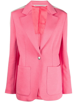 Single breasted stripe-trim blazer, Palm Angels Single breasted stripe-trim blazer
Single breasted stripe-trim blazer, Palm Angels Single breasted stripe-trim blazer