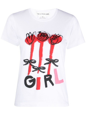 Logo-print short-sleeve T-shirt, Comme Des Garçons Girl Logo-print short-sleeve T-shirt
Logo-print short-sleeve T-shirt, Comme Des Garçons Girl Logo-print short-sleeve T-shirt
