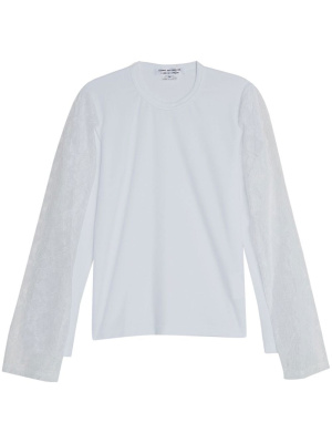 Raschel lace-panel detail top, Comme Des Garçons Comme Des Garçons Raschel lace-panel detail top
Raschel lace-panel detail top, Comme Des Garçons Comme Des Garçons Raschel lace-panel detail top