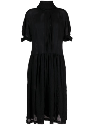 Pleated-detail short-sleeve midi dress, Comme Des Garçons Comme Des Garçons Pleated-detail short-sleeve midi dress
Pleated-detail short-sleeve midi dress, Comme Des Garçons Comme Des Garçons Pleated-detail short-sleeve midi dress