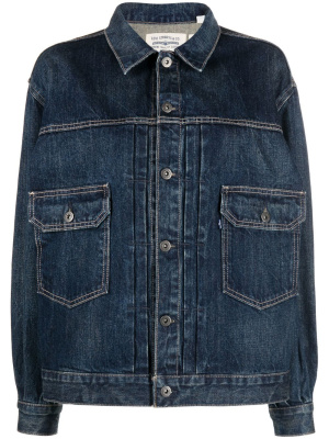 Tucked Type Two Trucker denim jacket, Levi's: Made & Crafted Tucked Type Two Trucker denim jacket
Tucked Type Two Trucker denim jacket, Levi's: Made & Crafted Tucked Type Two Trucker denim jacket