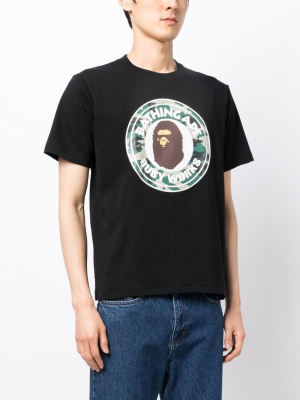 Logo-print short-sleeve T-shirt, A BATHING APE® Logo-print short-sleeve T-shirt
Logo-print short-sleeve T-shirt, A BATHING APE® Logo-print short-sleeve T-shirt