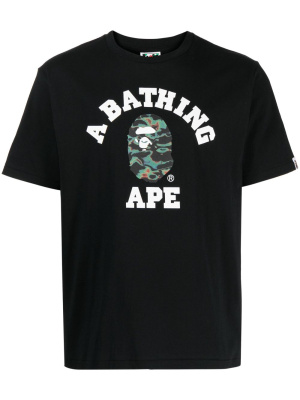 Logo-print crew-neck T-shirt, A BATHING APE® Logo-print crew-neck T-shirt
Logo-print crew-neck T-shirt, A BATHING APE® Logo-print crew-neck T-shirt