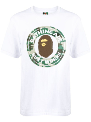 Logo-print short-sleeve T-shirt, A BATHING APE® Logo-print short-sleeve T-shirt
Logo-print short-sleeve T-shirt, A BATHING APE® Logo-print short-sleeve T-shirt