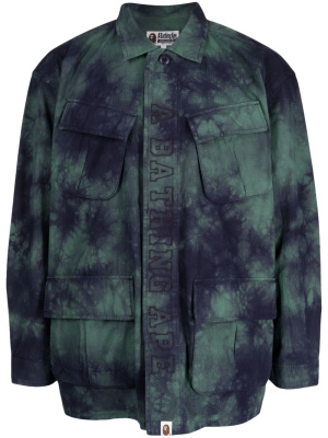 Camouflage-print military jacket, A BATHING APE® Camouflage-print military jacket
Camouflage-print military jacket, A BATHING APE® Camouflage-print military jacket