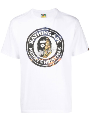 Merry Christmas print T-shirt, A BATHING APE® Merry Christmas print T-shirt
Merry Christmas print T-shirt, A BATHING APE® Merry Christmas print T-shirt