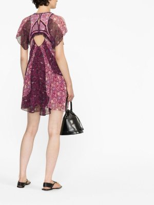 Floral-print cutout chiffon minidress, ISABEL MARANT Floral-print cutout chiffon minidress
Floral-print cutout chiffon minidress, ISABEL MARANT Floral-print cutout chiffon minidress
