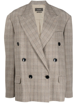 Checked asymmetric button blazer, ISABEL MARANT Checked asymmetric button blazer
Checked asymmetric button blazer, ISABEL MARANT Checked asymmetric button blazer