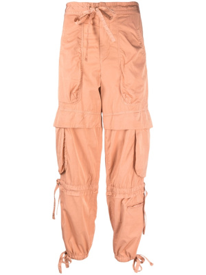 Drawstring-waist cotton cargo trousers, ISABEL MARANT Drawstring-waist cotton cargo trousers
Drawstring-waist cotton cargo trousers, ISABEL MARANT Drawstring-waist cotton cargo trousers