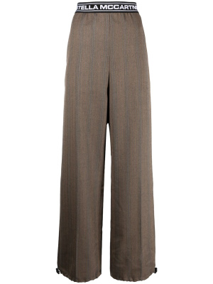 Logo-waistband herringbone wool trousers, Stella McCartney Logo-waistband herringbone wool trousers
Logo-waistband herringbone wool trousers, Stella McCartney Logo-waistband herringbone wool trousers