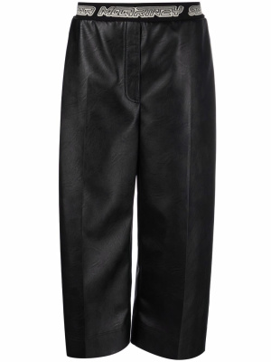 Logo-waistband faux-leather culottes, Stella McCartney Logo-waistband faux-leather culottes
Logo-waistband faux-leather culottes, Stella McCartney Logo-waistband faux-leather culottes