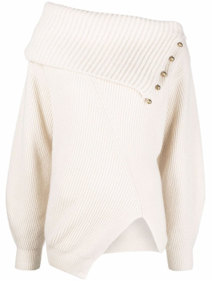Asymmetric button-embellished jumper, Stella McCartney Asymmetric button-embellished jumper
Asymmetric button-embellished jumper, Stella McCartney Asymmetric button-embellished jumper