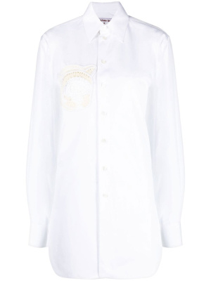 Crochet-patch long-sleeve shirt, Stella McCartney Crochet-patch long-sleeve shirt
Crochet-patch long-sleeve shirt, Stella McCartney Crochet-patch long-sleeve shirt
