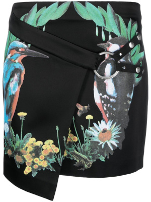 Graphic-print wrap mini skirt, Stella McCartney Graphic-print wrap mini skirt
Graphic-print wrap mini skirt, Stella McCartney Graphic-print wrap mini skirt