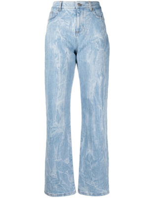 Crinkle-effect straight-leg jeans, Stella McCartney Crinkle-effect straight-leg jeans
Crinkle-effect straight-leg jeans, Stella McCartney Crinkle-effect straight-leg jeans