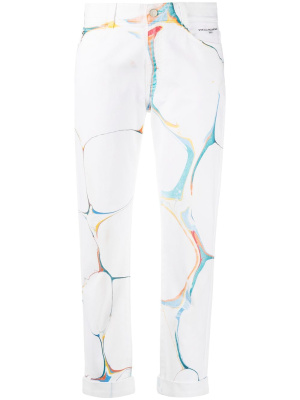 Marble-print straight-leg jeans, Stella McCartney Marble-print straight-leg jeans
Marble-print straight-leg jeans, Stella McCartney Marble-print straight-leg jeans