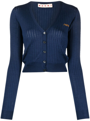Embroidered logo cropped cardigan, Marni Embroidered logo cropped cardigan
Embroidered logo cropped cardigan, Marni Embroidered logo cropped cardigan