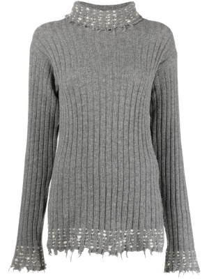 Raw-cut edge high-neck knitted jumper, Marni Raw-cut edge high-neck knitted jumper
Raw-cut edge high-neck knitted jumper, Marni Raw-cut edge high-neck knitted jumper