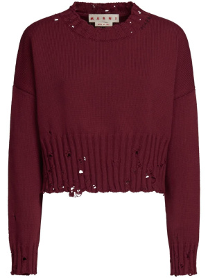 Distressed-finish cropped jumper, Marni Distressed-finish cropped jumper
Distressed-finish cropped jumper, Marni Distressed-finish cropped jumper