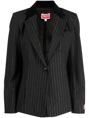 Metallic-pinstripe single-breasted blazer, Kenzo Metallic-pinstripe single-breasted blazer
Metallic-pinstripe single-breasted blazer, Kenzo Metallic-pinstripe single-breasted blazer