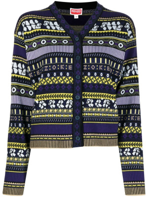 Patterned-jacquard cotton-wool cardigan, Kenzo Patterned-jacquard cotton-wool cardigan
Patterned-jacquard cotton-wool cardigan, Kenzo Patterned-jacquard cotton-wool cardigan