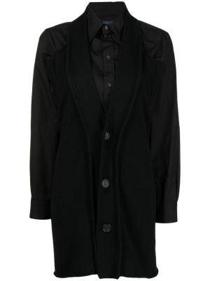 Cardigan-effect long-sleeved shirt, Yohji Yamamoto Cardigan-effect long-sleeved shirt
Cardigan-effect long-sleeved shirt, Yohji Yamamoto Cardigan-effect long-sleeved shirt