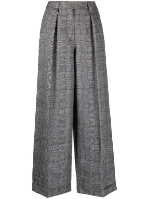 Wavy Check wide-leg tailored trousers, Kenzo Wavy Check wide-leg tailored trousers
Wavy Check wide-leg tailored trousers, Kenzo Wavy Check wide-leg tailored trousers