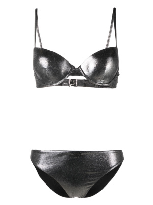 Lamé-effect underwire-cup bikini, Emporio Armani Lamé-effect underwire-cup bikini
Lamé-effect underwire-cup bikini, Emporio Armani Lamé-effect underwire-cup bikini