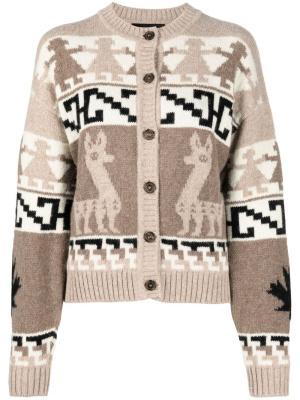 Intarsia-knit alpaca wool cardigan, Dsquared2 Intarsia-knit alpaca wool cardigan
Intarsia-knit alpaca wool cardigan, Dsquared2 Intarsia-knit alpaca wool cardigan