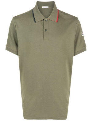 

Piqué logo-patch polo shirt, Moncler Piqué logo-patch polo shirt