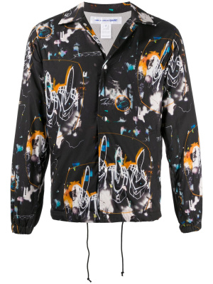 Abstract print shirt jacket, Comme Des Garçons Shirt Abstract print shirt jacket
Abstract print shirt jacket, Comme Des Garçons Shirt Abstract print shirt jacket