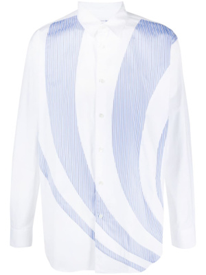 Stripe-panelling cotton shirt, Comme Des Garçons Shirt Stripe-panelling cotton shirt
Stripe-panelling cotton shirt, Comme Des Garçons Shirt Stripe-panelling cotton shirt