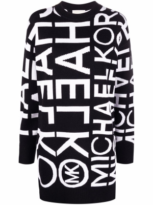 Intarsia-knit logo knitted dress, Michael Kors Intarsia-knit logo knitted dress
Intarsia-knit logo knitted dress, Michael Kors Intarsia-knit logo knitted dress