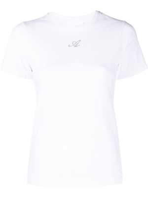 Muse logo-embroidered organic cotton T-shirt, Axel Arigato Muse logo-embroidered organic cotton T-shirt
Muse logo-embroidered organic cotton T-shirt, Axel Arigato Muse logo-embroidered organic cotton T-shirt
