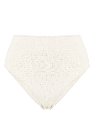 Smocked high-waist bikini bottoms, TOTEME Smocked high-waist bikini bottoms
Smocked high-waist bikini bottoms, TOTEME Smocked high-waist bikini bottoms