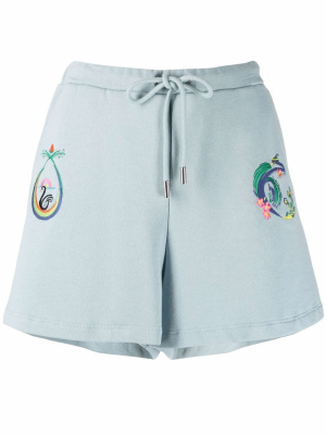 Logo-embroidered track shorts, Opening Ceremony Logo-embroidered track shorts
Logo-embroidered track shorts, Opening Ceremony Logo-embroidered track shorts