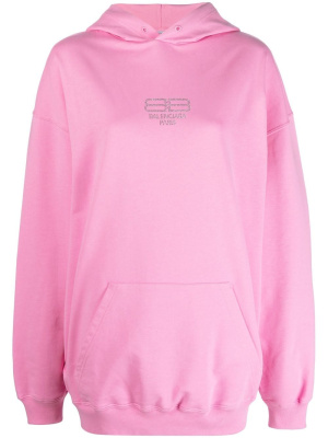 Medium Fit logo-embellished hoodie, Balenciaga Medium Fit logo-embellished hoodie
Medium Fit logo-embellished hoodie, Balenciaga Medium Fit logo-embellished hoodie