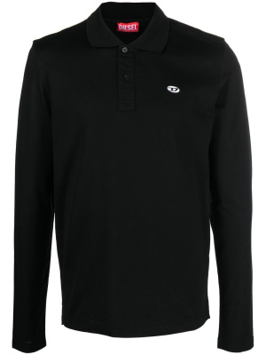 Logo embroidered long-sleeve polo shirt, Diesel Logo embroidered long-sleeve polo shirt
Logo embroidered long-sleeve polo shirt, Diesel Logo embroidered long-sleeve polo shirt