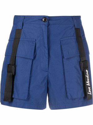 

High-waisted cargo shorts, Love Moschino High-waisted cargo shorts