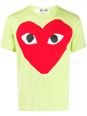 Heart print round neck T-shirt, Comme Des Garçons Play Heart print round neck T-shirt
Heart print round neck T-shirt, Comme Des Garçons Play Heart print round neck T-shirt