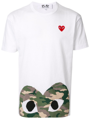 Heart print crew neck T-shirt, Comme Des Garçons Play Heart print crew neck T-shirt
Heart print crew neck T-shirt, Comme Des Garçons Play Heart print crew neck T-shirt